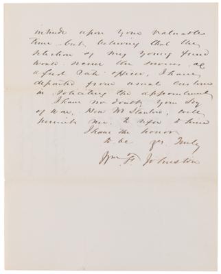 Lot #21 Abraham Lincoln Autograph Endorsement Signed as President - Image 5