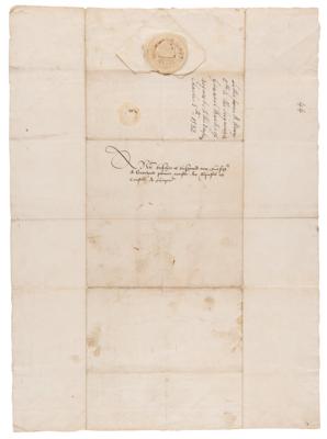 Lot #5039 King Henry VIII Letter Signed on Thomas Cranmer, the 'Father of the English Church' - Image 4