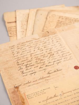 Lot #5044 Thomas Edison Document Signed for