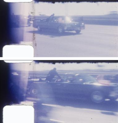 Lot #5036 Assassination of John F. Kennedy - Unseen 8mm Film Footage from November 22, 1963, Documenting the Motorcade and Rush to Parkland Hospital - Image 2