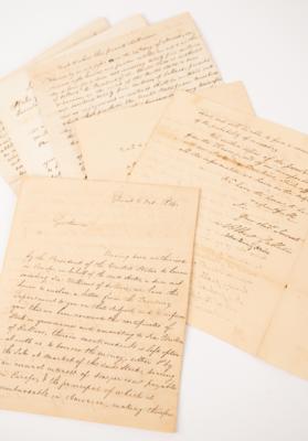 Lot #5013 War of 1812: John Quincy Adams and Albert Gallatin Letter Signed with $6 Million European Loan Document Archive - Image 1