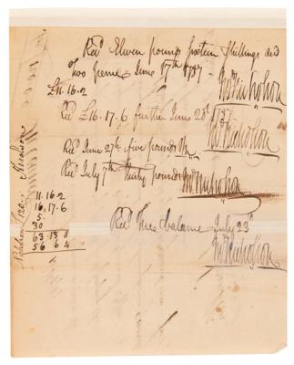 Lot #5002 Benjamin Franklin Document Signed for "firewood for the Pennsylvania guards" - Image 3