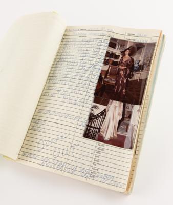 Lot #5095 Funny Lady: Costumer's Script with (39) Candid Wardrobe Continuity Photographs of Barbra Streisand - Image 1