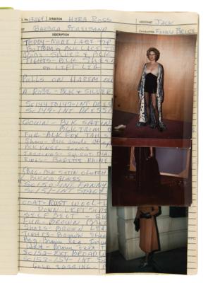 Lot #5095 Funny Lady: Costumer's Script with (39) Candid Wardrobe Continuity Photographs of Barbra Streisand - Image 11