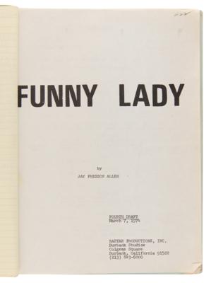 Lot #5095 Funny Lady: Costumer's Script with (39) Candid Wardrobe Continuity Photographs of Barbra Streisand - Image 17