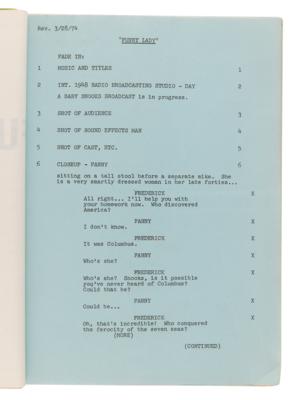 Lot #5095 Funny Lady: Costumer's Script with (39) Candid Wardrobe Continuity Photographs of Barbra Streisand - Image 18