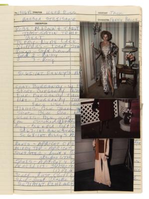 Lot #5095 Funny Lady: Costumer's Script with (39) Candid Wardrobe Continuity Photographs of Barbra Streisand - Image 6