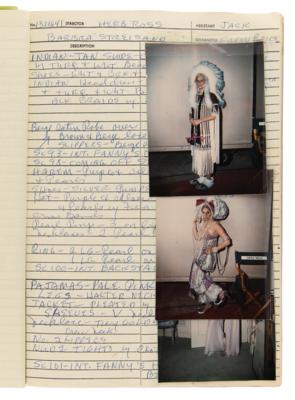 Lot #5095 Funny Lady: Costumer's Script with (39) Candid Wardrobe Continuity Photographs of Barbra Streisand - Image 8