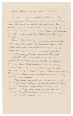 Lot #5047 Albert Einstein Autograph Letter Signed: "I still do not believe that God plays dice" - Image 2