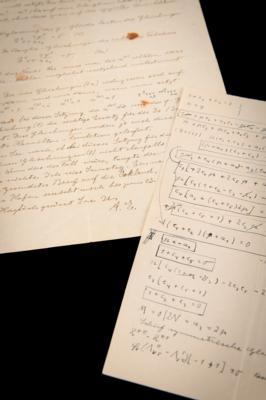 Lot #5046 Albert Einstein Autograph Letter Signed to His 'Calculator,' Walther Mayer, on Dirac and De Broglie Equations - Image 1