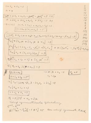 Lot #5046 Albert Einstein Autograph Letter Signed to His 'Calculator,' Walther Mayer, on Dirac and De Broglie Equations - Image 4