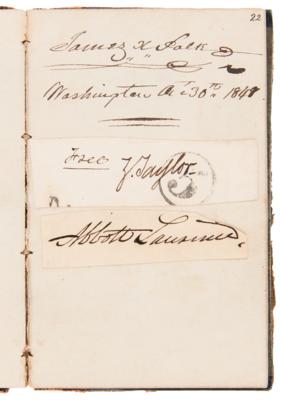 Lot #5014 Four Presidents from the 1840s: Multi-Signed Autograph Book with John Tyler, James K. Polk, Andrew Jackson, and Zachary Taylor - Image 4