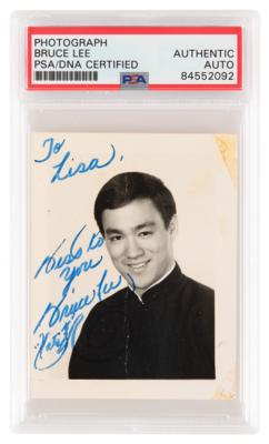 Lot #5093 Bruce Lee Signed Photograph