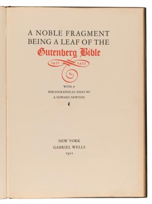 Lot #5038 Gutenberg Bible Leaf (c. 1452/1454) Printing Micah's Messianic Prophecy - Rare Page from the First Printed Book in the West - Image 4