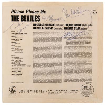 Lot #5076 Beatles Signed Album - Rare First