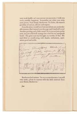 Lot #5071 Ludwig van Beethoven Autograph Letter Signed Twice with Handwritten Musical Quotation from Friedrich von Matthisson's ‘Opferlied’ (Song of Sacrifice) - Image 8