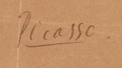 Lot #5082 Pablo Picasso Autograph Letter Signed While Creating 'Les Demoiselles d'Avignon' - Image 2