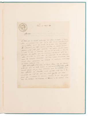 Lot #5070 Franz Joseph Haydn Letter Signed, Declining Membership in the Société Académique des Enfants d’Apollon - Image 6