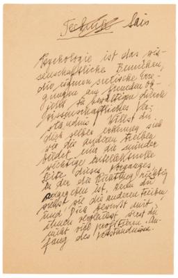 Lot #5052 Sigmund Freud Autograph Letter Signed, Praising the Psychoanalytical Work of Protégé Theodor Reik - Image 4