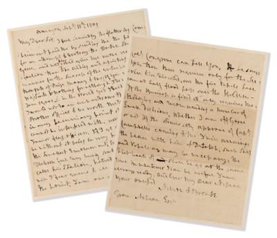 Lot #5062 Horatio Nelson Autograph Letter Signed,