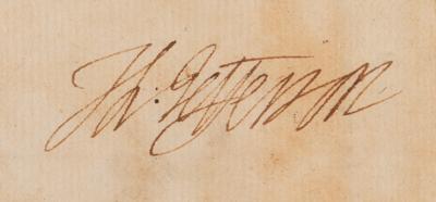 Lot #5010 Thomas Jefferson Letter Signed as Secretary of State, Informing New Hampshire President Josiah Bartlett of Vermont's Admission Into the Union - Image 3