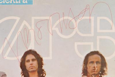 Lot #5079 The Doors: Jim Morrison and John Densmore Signed Album - Waiting for the Sun (Obtained at the 1970 Isle of Wight Festival) - Image 3