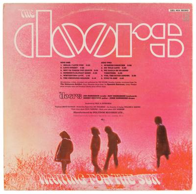 Lot #5079 The Doors: Jim Morrison and John Densmore Signed Album - Waiting for the Sun (Obtained at the 1970 Isle of Wight Festival) - Image 6