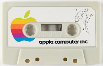 Lot #5089 Steve Jobs Signed Apple Computer, Inc. Cassette Tape - Image 1