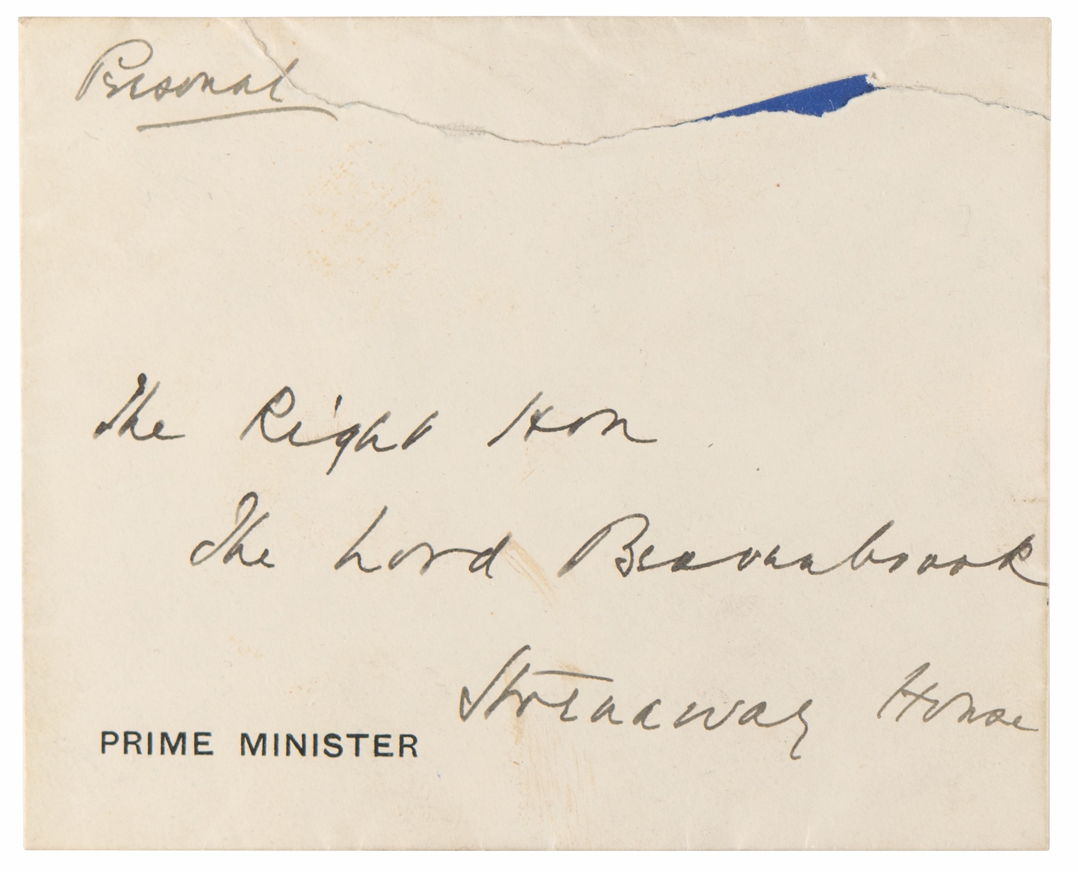 Lot #5064 Neville Chamberlain Autograph Letter Signed on the Day of His Resignation and Nazi Germany’s Invasion of France - "The next two or three days will probably decide the fate of mankind for a hundred years" - Image 4