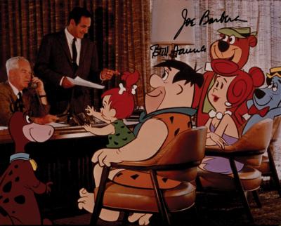 Lot #553 Bill Hanna and Joe Barbera Signed Photograph - Image 1