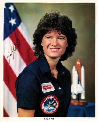 Lot #473 Sally Ride Signed Photograph - Image 1