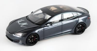 Lot #186 Elon Musk Signed Tesla Model S P100D