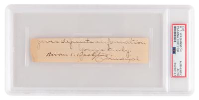 Lot #328 Booker T. Washington Signature - Image 1