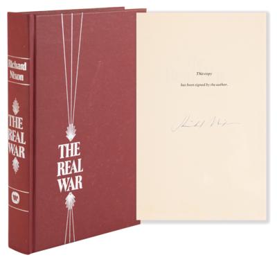 Lot #96 Richard Nixon Signed Book - The Real War - Image 1