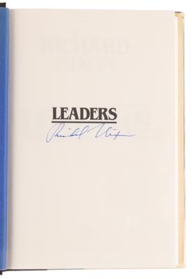 Lot #97 Richard Nixon Signed Book - Leaders - Image 4