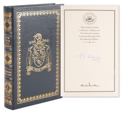 Lot #274 Edmund Hillary Signed Book - View from the Summit - Image 1