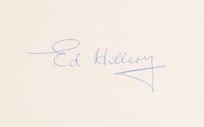 Lot #274 Edmund Hillary Signed Book - View from the Summit - Image 2