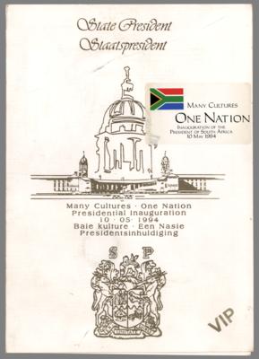 Lot #295 Nelson Mandela Signed Inaugural Cover - Image 2