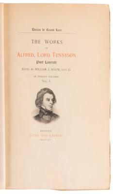 Lot #618 Alfred Lord Tennyson 12-Volume Collection of Published Works - Image 2