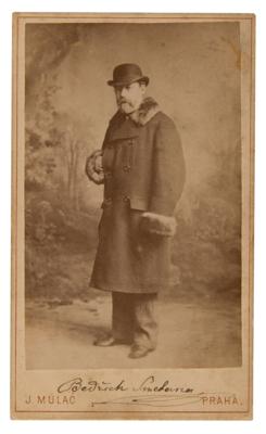 Lot #633 Bedrich Smetana Signed Carte-de-Visite Photograph - Image 1