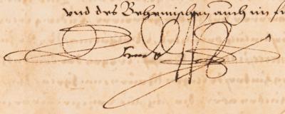 Lot #313 Rudolf II Letter Signed - Image 2