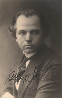 Lot #659 Jan Kubelik Signed Photograph - Image 1