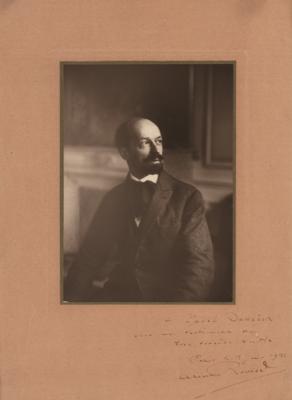 Lot #666 Albert Roussel Signed Photograph - Image 1