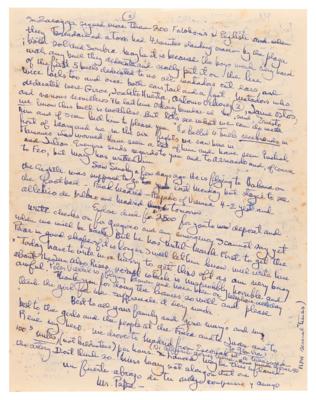 Lot #568 Ernest Hemingway Autograph Letter Signed on Health, Bullfights, and Work: "Am very busy about The Sun Also Rises script" - Image 2