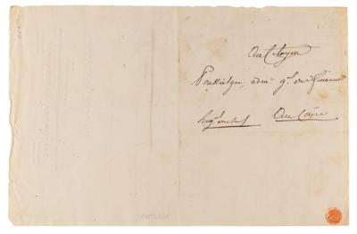 Lot #340 Napoleon Letter Signed from Cairo, Egypt - Days Before the French Discovery of the Rosetta Stone - Image 3