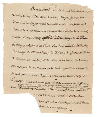 Lot #341 Napoleon Partial Letter Signed - Image 3