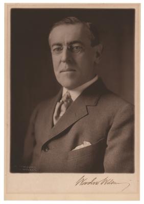 Lot #140 Woodrow Wilson Signed Photograph by Harris & Ewing - Image 1