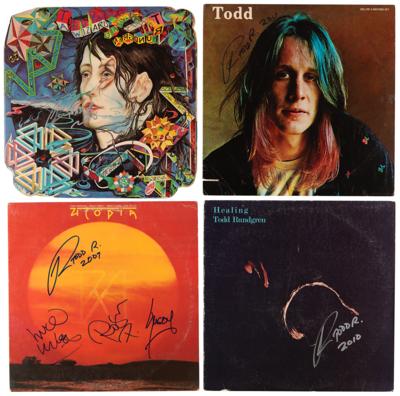 Lot #726 Todd Rundgren (4) Signed Albums - Ra, Todd, Healing, and A Wizard, a True Star - Image 1