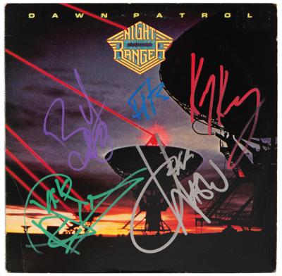 Lot #711 Night Ranger Signed Album - Dawn Patrol - Image 1