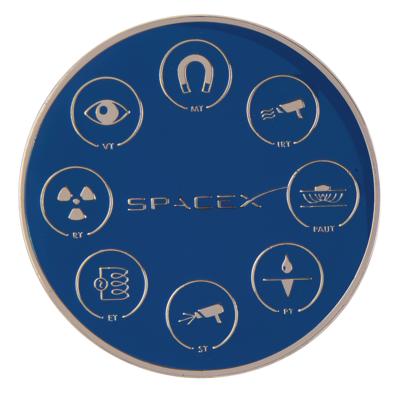 Lot #488 SpaceX Challenge Coin: Nondestructive Testing Group - Image 1